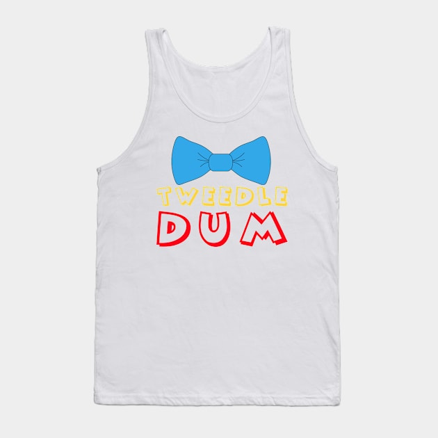 Tweedle Dum Tank Top by yaney85